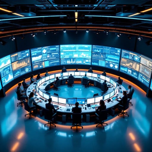 Home circular control hub stockcake